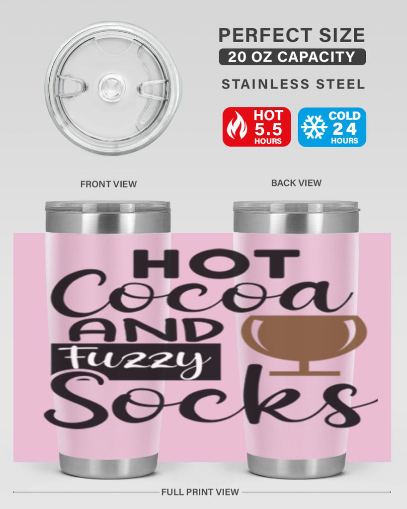 Hot Cocoa And Fuzzy Socks 218#- winter- Tumbler