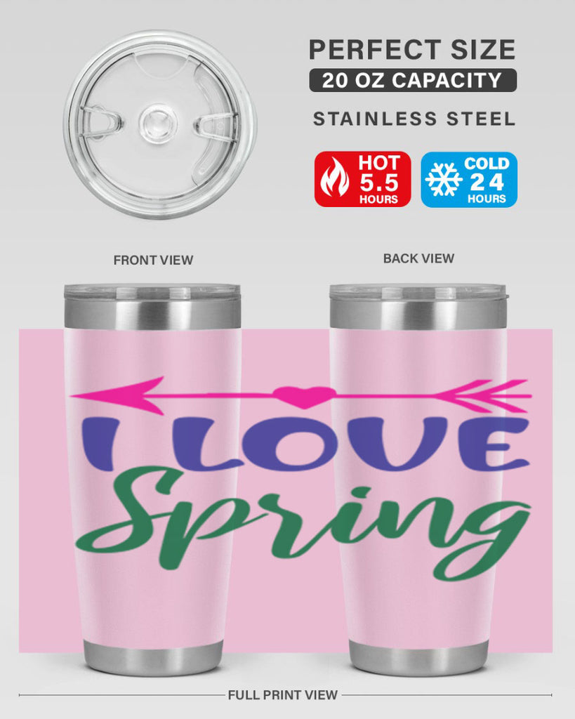 I Love Spring 272#- spring- Tumbler
