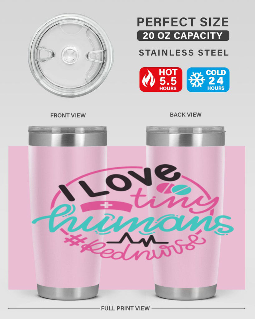 I Love Tiny Humans Red Nurse Style Style 167#- nurse- tumbler