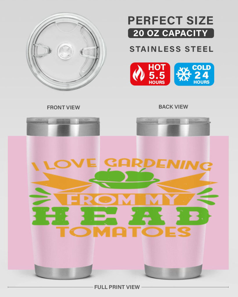 I love gardening from my head tomatoes 54#- farming and gardening- Tumbler