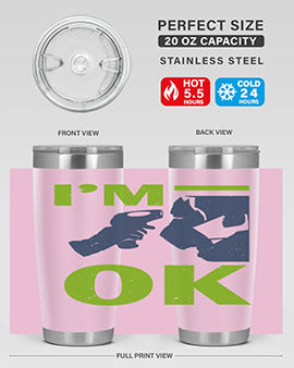 Im ok Style 30#- corona virus- Tumbler