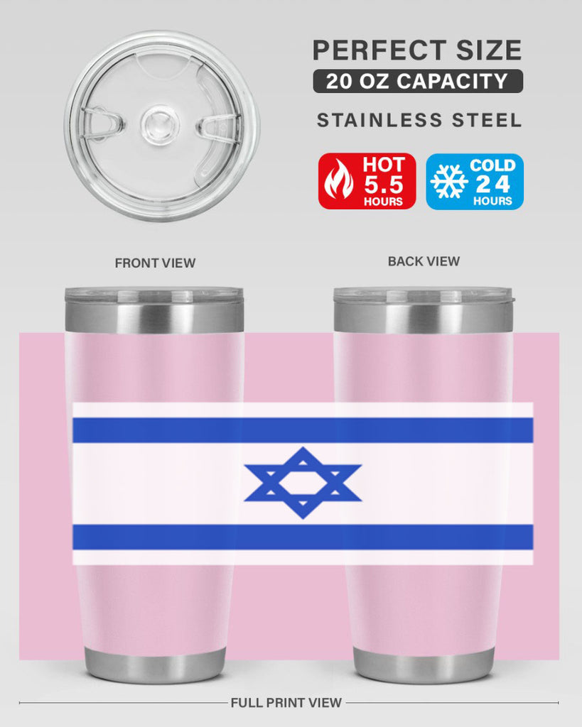 Israel 116#- world flags- Tumbler