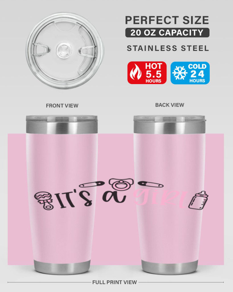 Its A Girl Style 78#- baby- tumbler