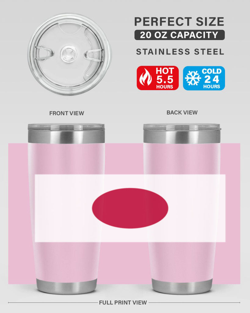 Japan 113#- world flags- Tumbler