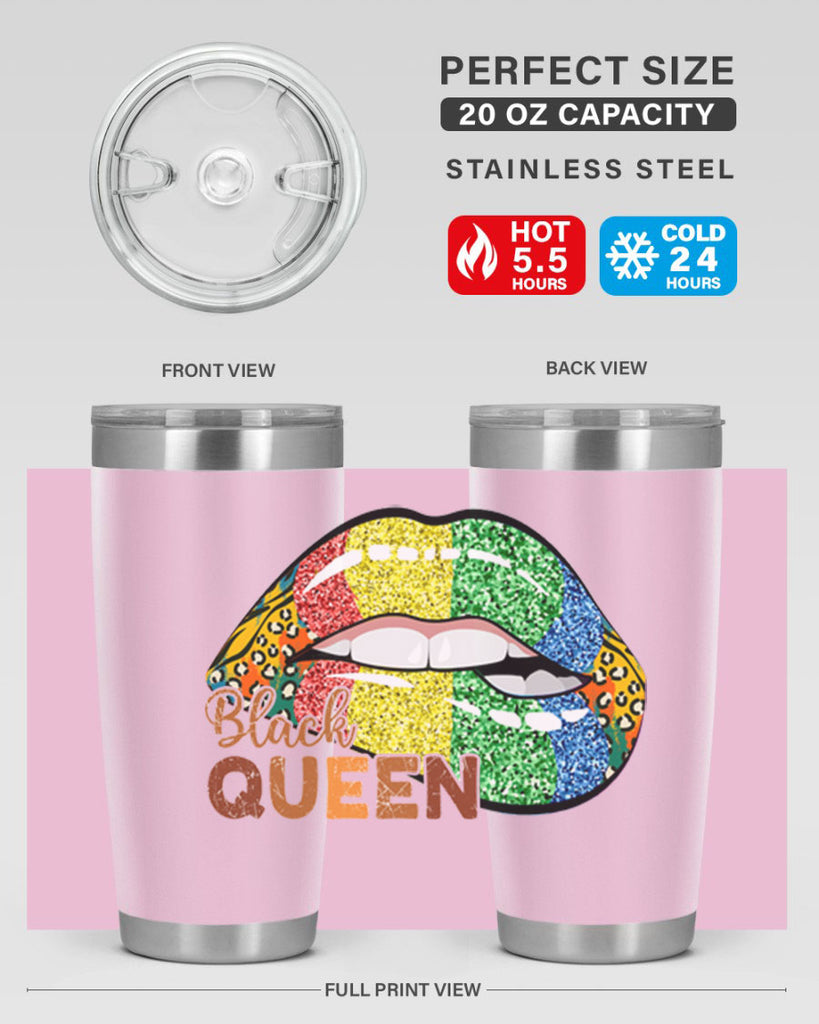 Juneteenth Black Queen Sexy Lip Png 35#- Juneteenth- tumbler