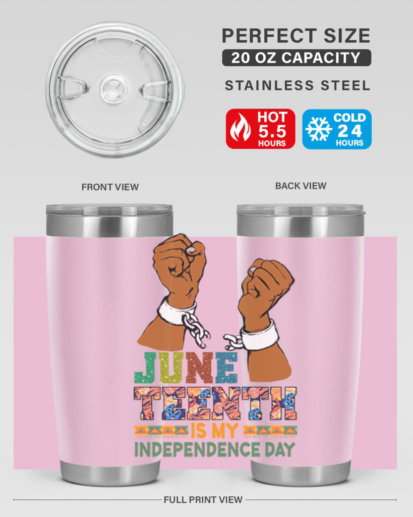 Juneteenth Is My Independence Day Png 29#- Juneteenth- tumbler