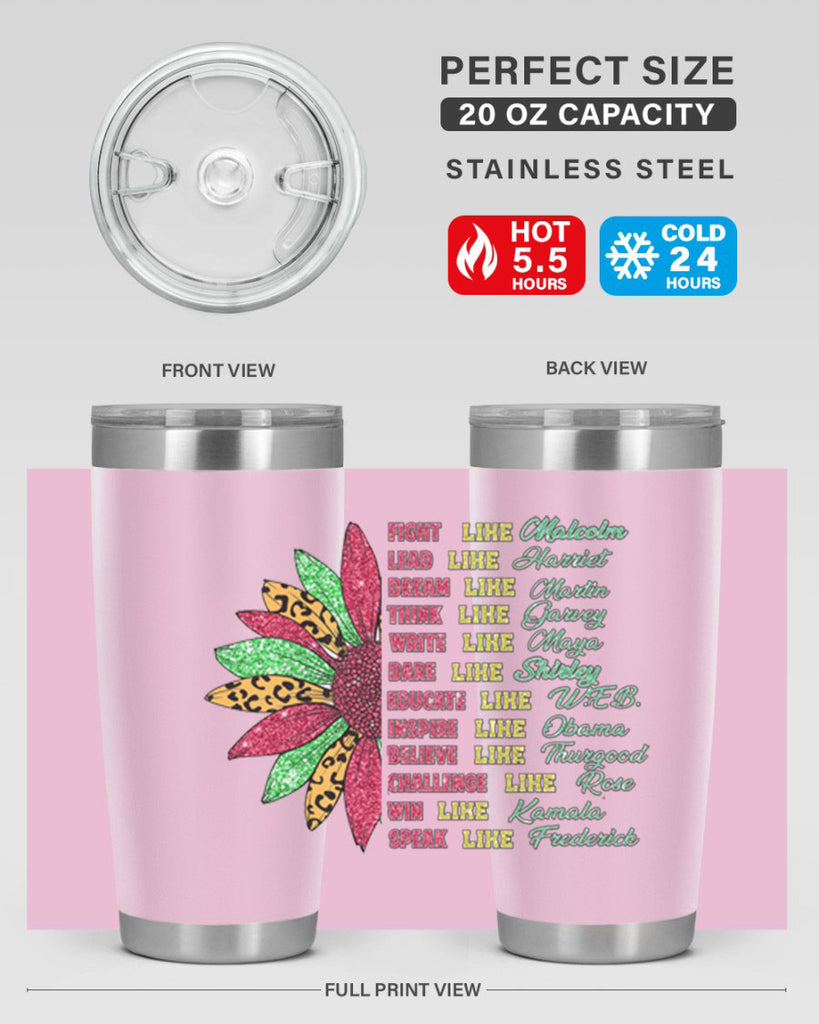 Juneteenth Sunflower Design 17#- Juneteenth- tumbler