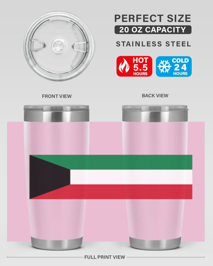 Kuwait 107#- world flags- Tumbler