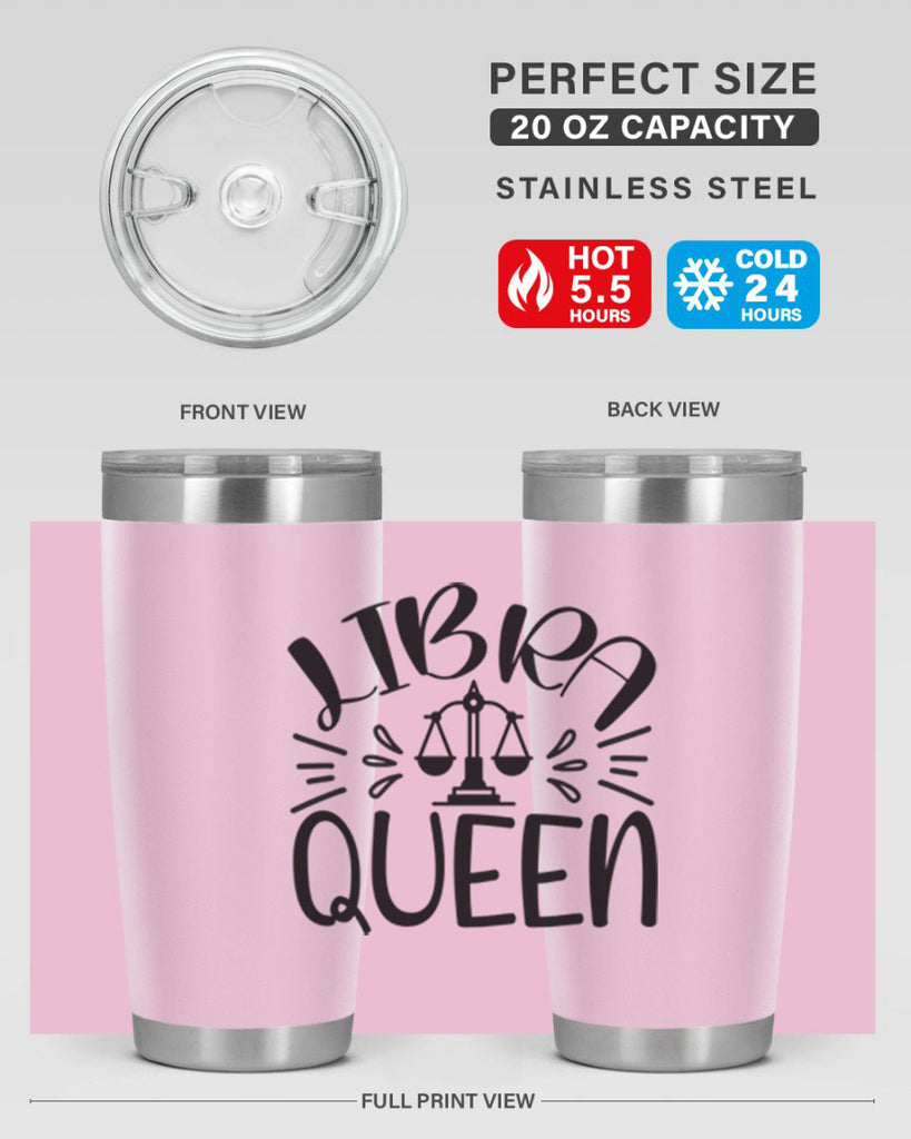 Libra queen 328#- zodiac- Tumbler
