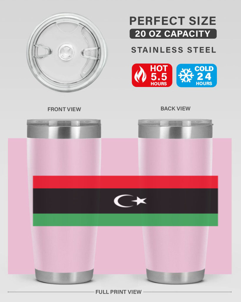 Libya 100#- world flags- Tumbler