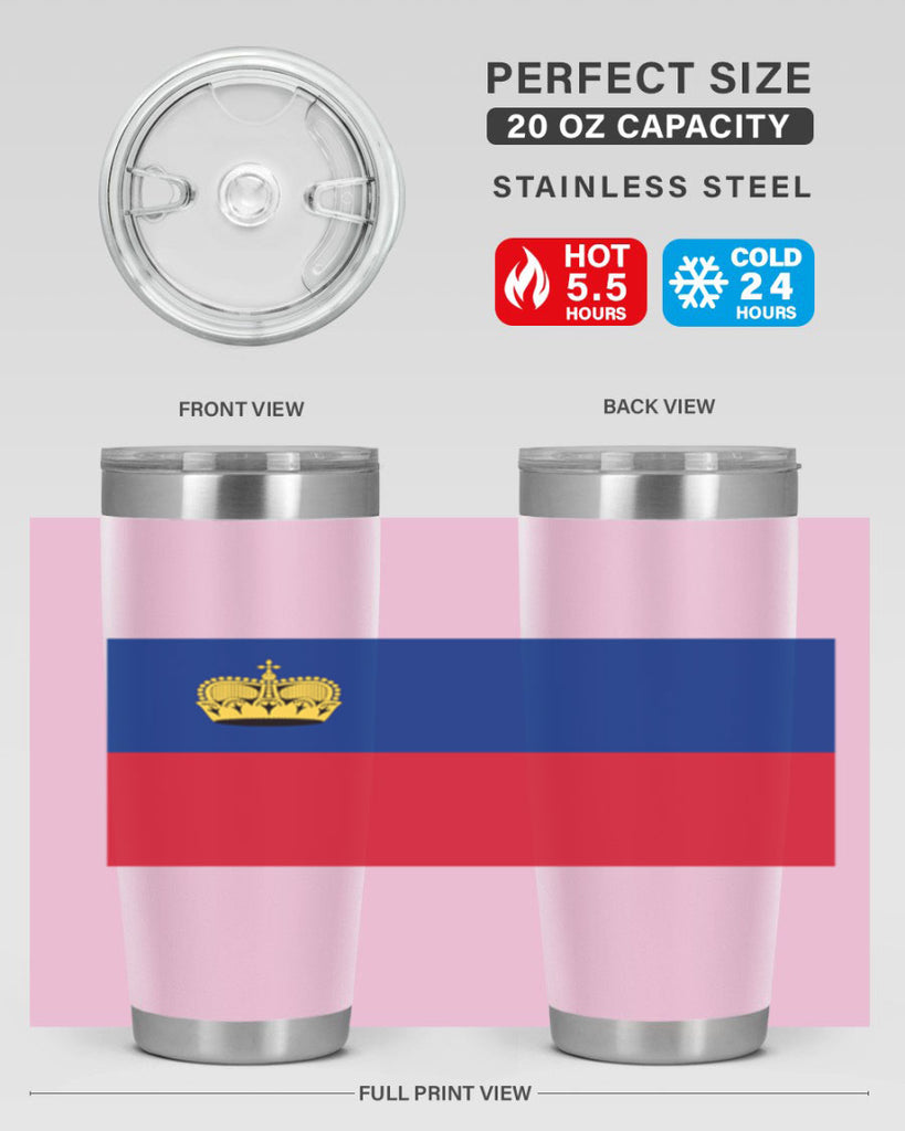 Liechtenstein 99#- world flags- Tumbler