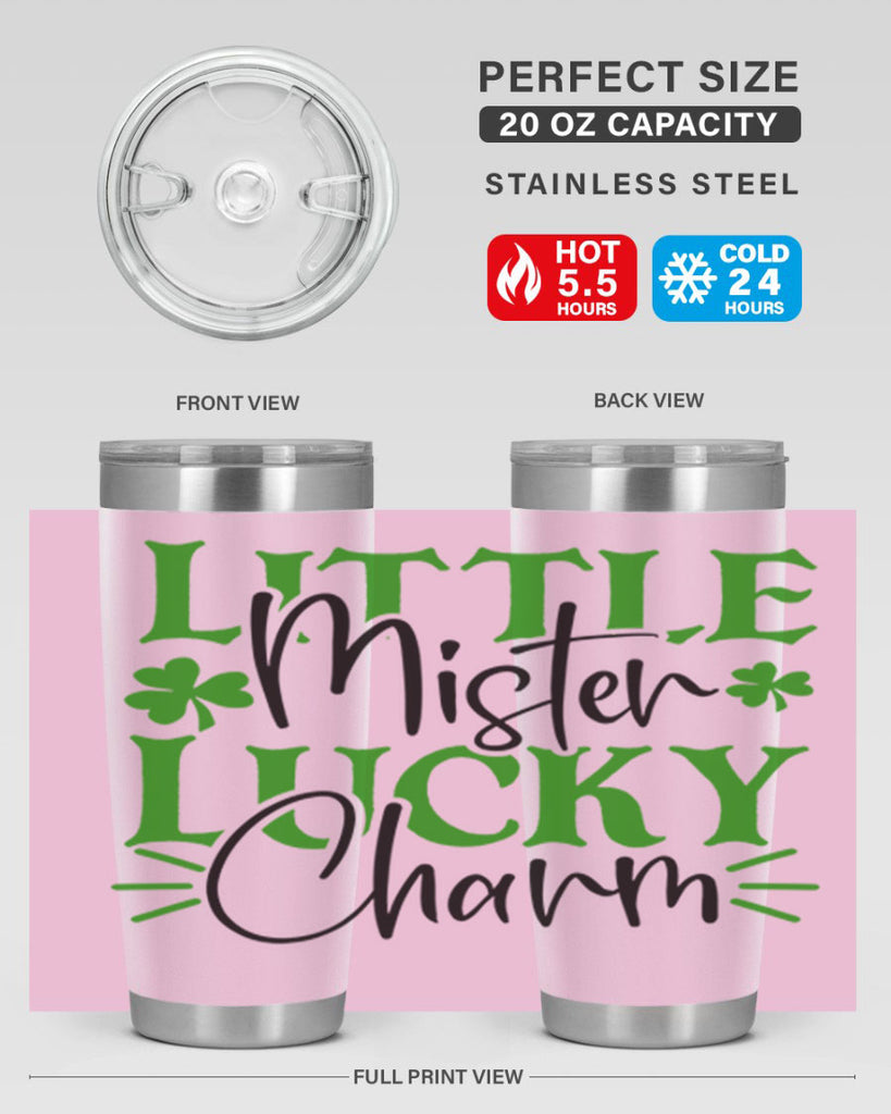 Little Mister Lucky Charm Style 153#- St Patricks Day- Tumbler