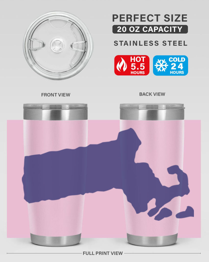 Massachusetts 30#- stateflags- Tumbler