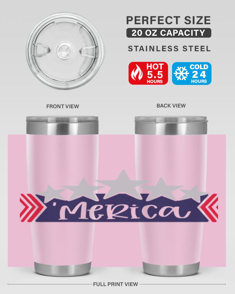 Merica Style 135#- Fourt Of July- Tumbler