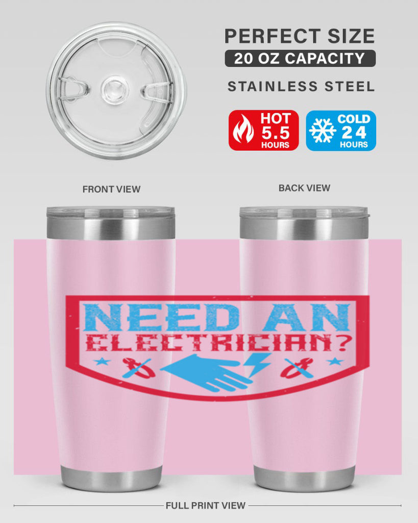 Need an electrician Style 23#- electrician- tumbler