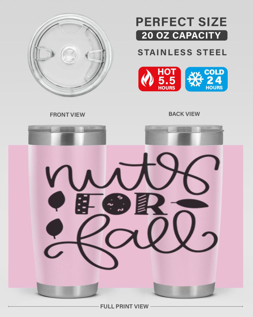 Nuts For Fall 446#- fall- Tumbler