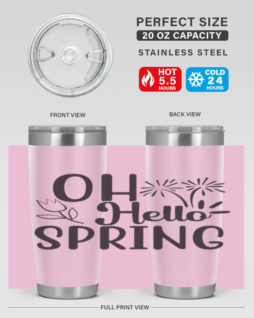 Oh hello spring 358#- spring- Tumbler
