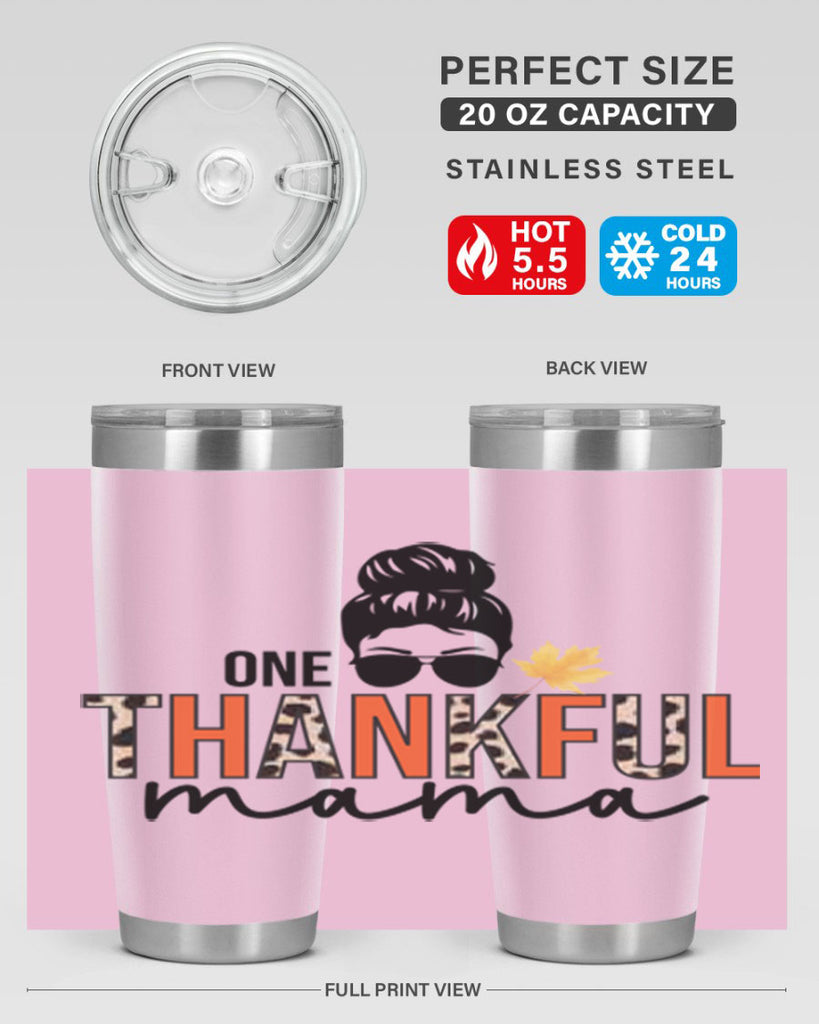 One thankful mama 463#- fall- Tumbler