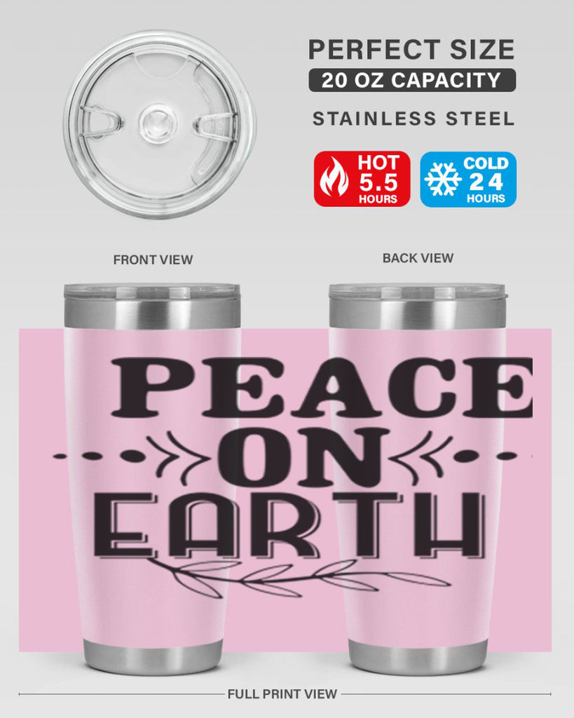Peace on Earth 334#- winter- Tumbler