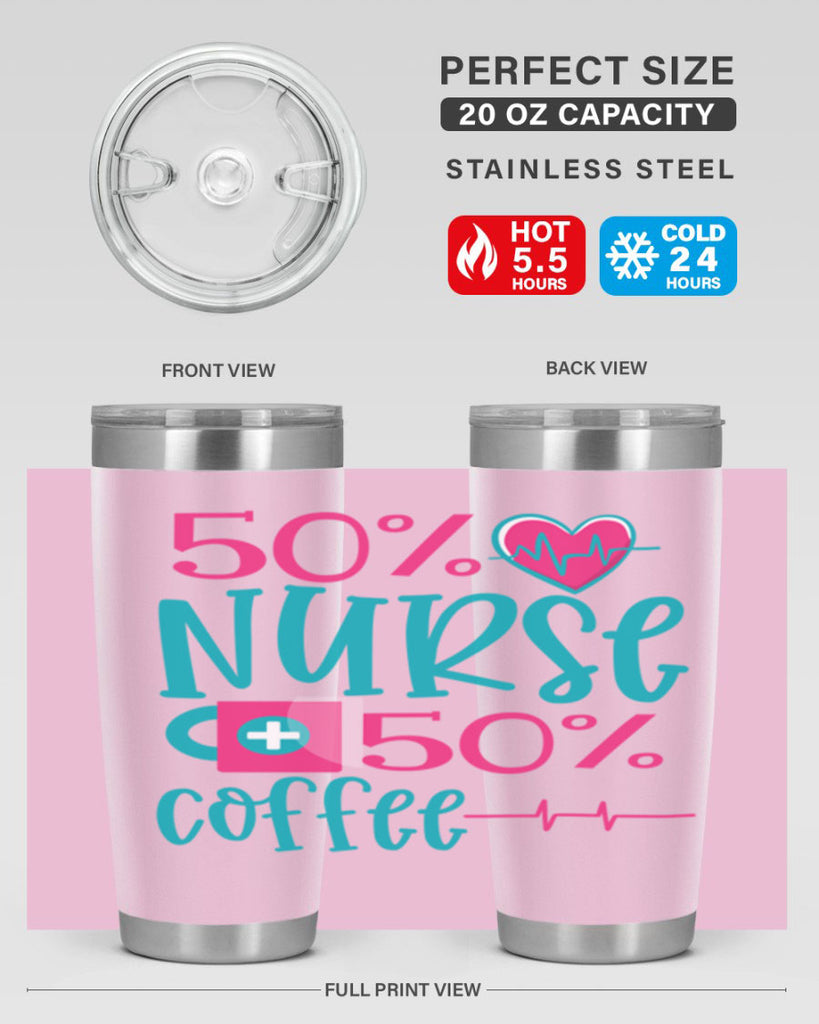 Percent Nurse Percent Coffee Style Style 60#- nurse- tumbler