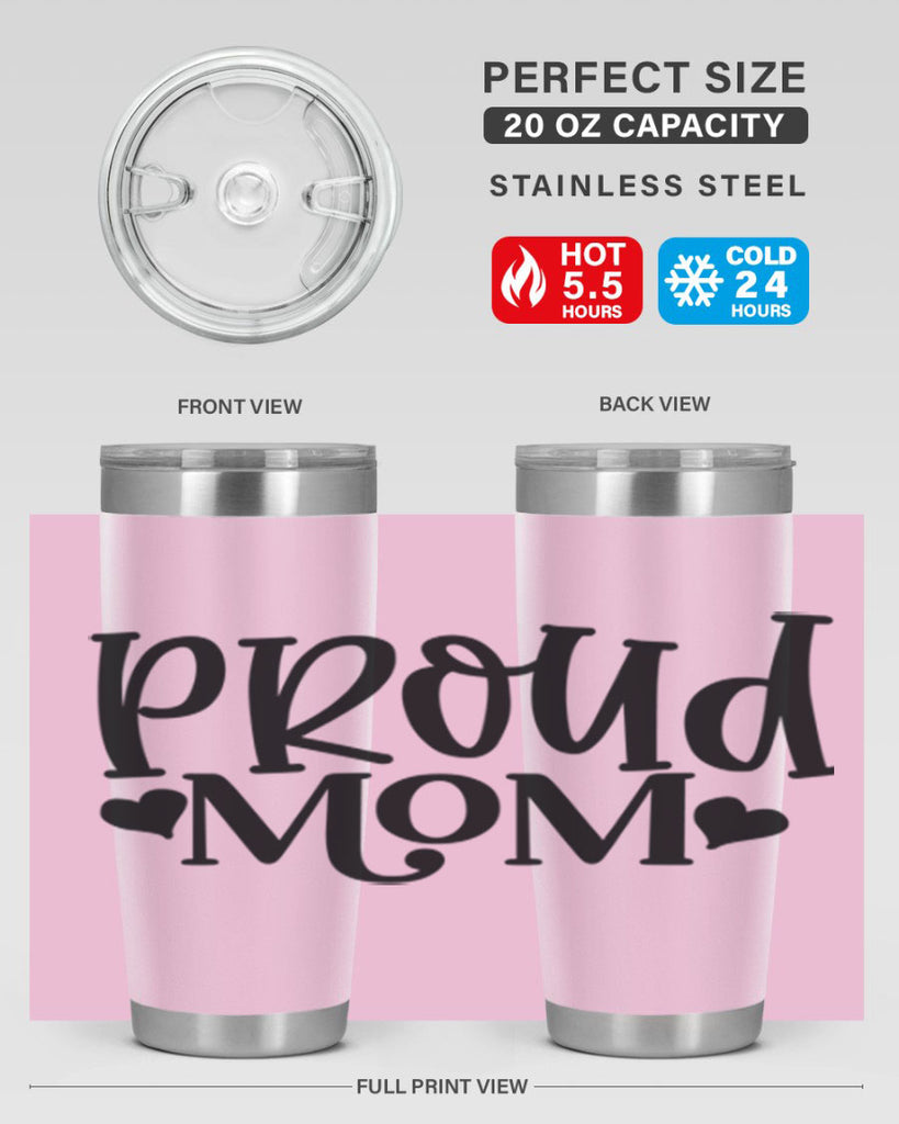 Proud Mom 2031#- baseball- Tumbler