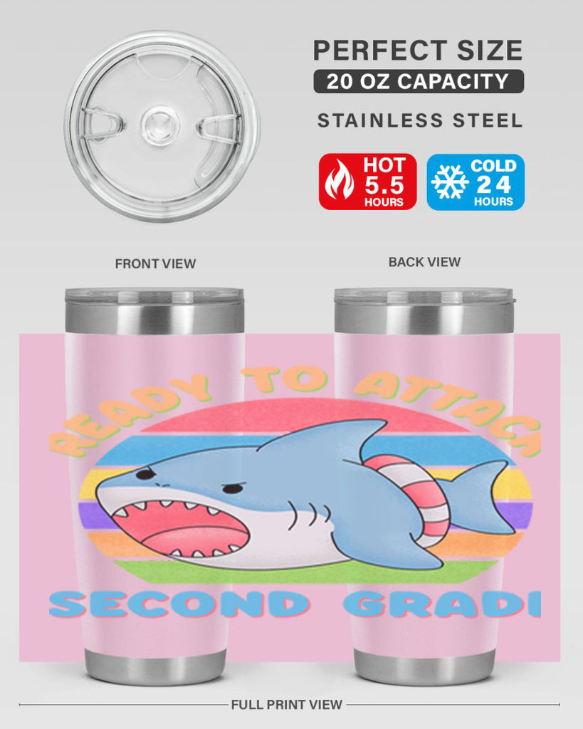 Ready to Attack 2nd Grade 19#- second grade- Tumbler