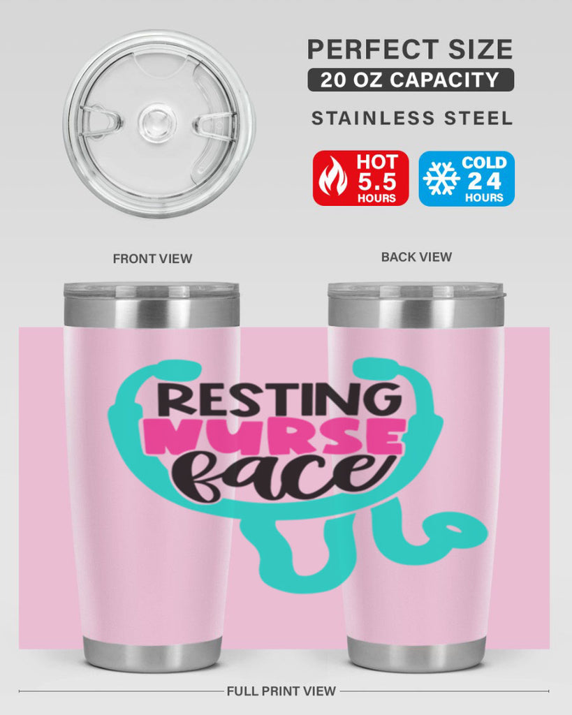 Resting Nurse Face Style Style 57#- nurse- tumbler