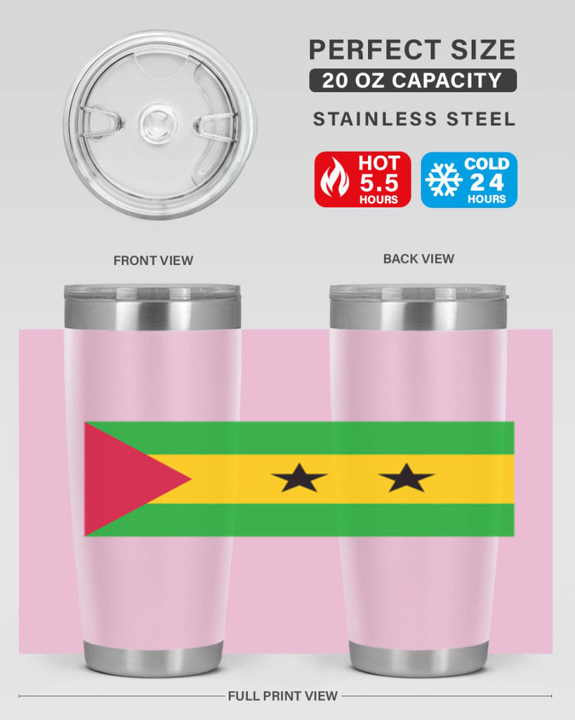 Sao Tome and Principe 47#- world flags- Tumbler