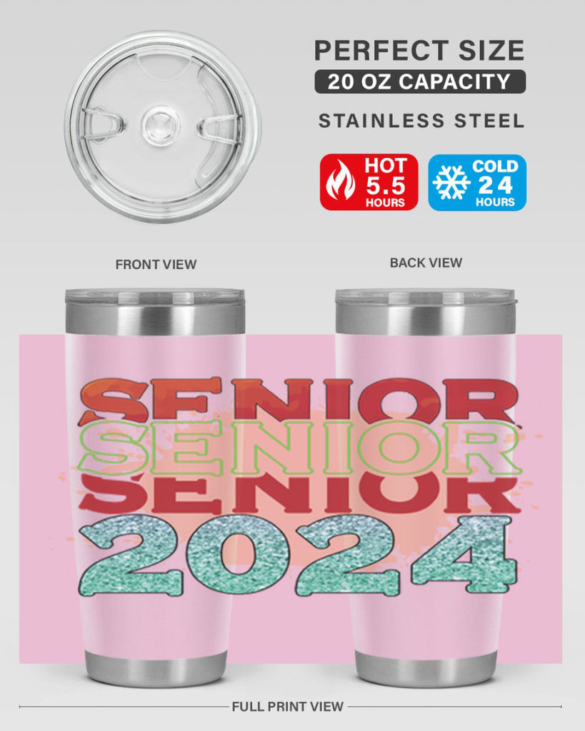 Senior 2024 1 11#- 12th grade- Tumbler