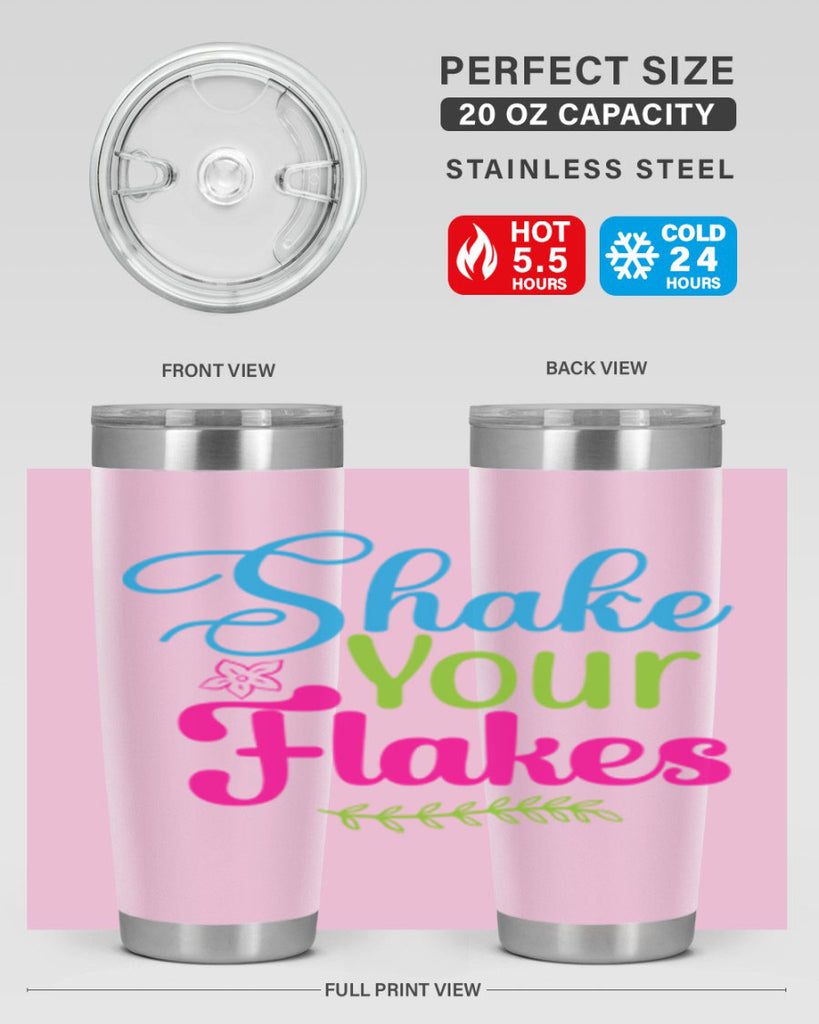 Shake Your Flakes 356#- winter- Tumbler