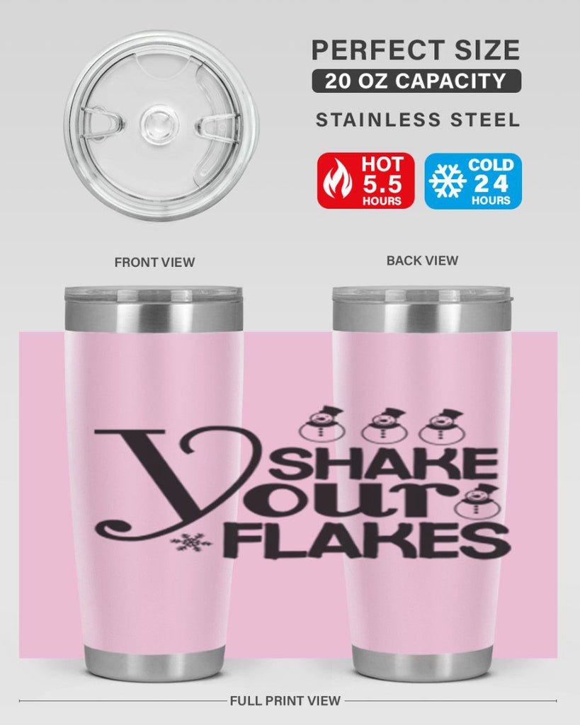 Shake Your Flakes 357#- winter- Tumbler