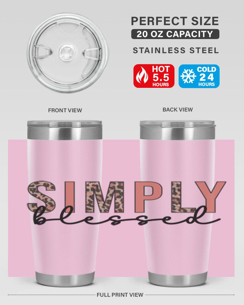Simply blessed 575#- fall- Tumbler