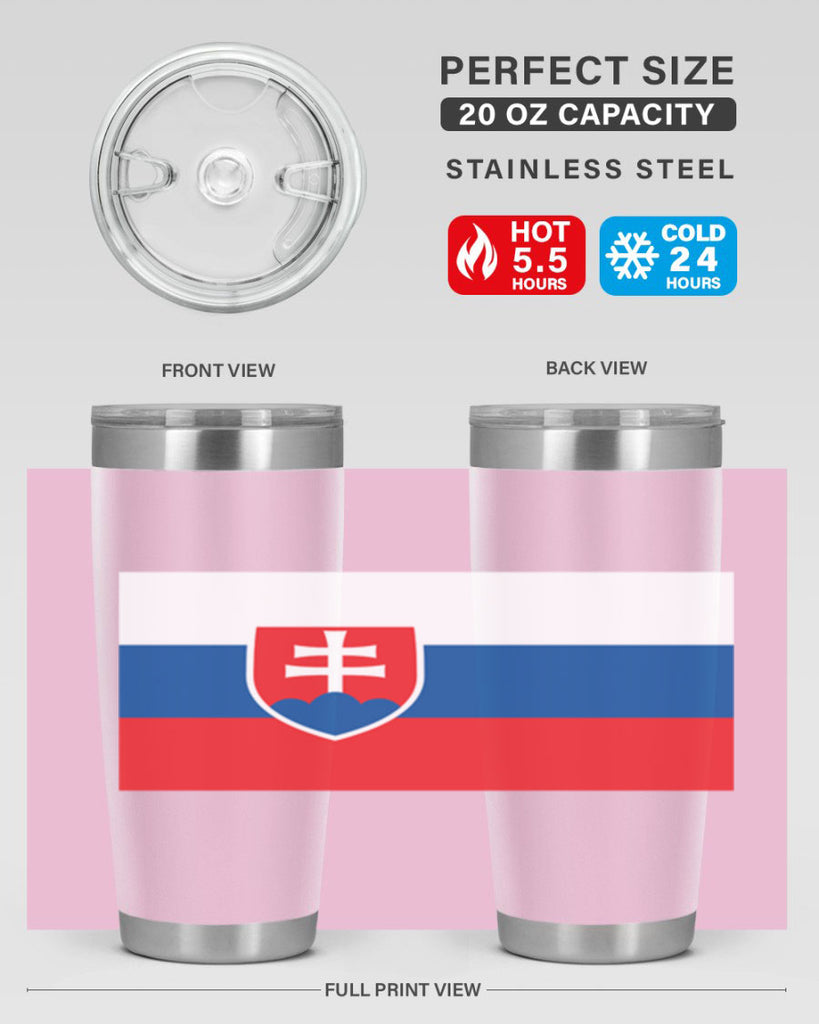 Slovakia 40#- world flags- Tumbler