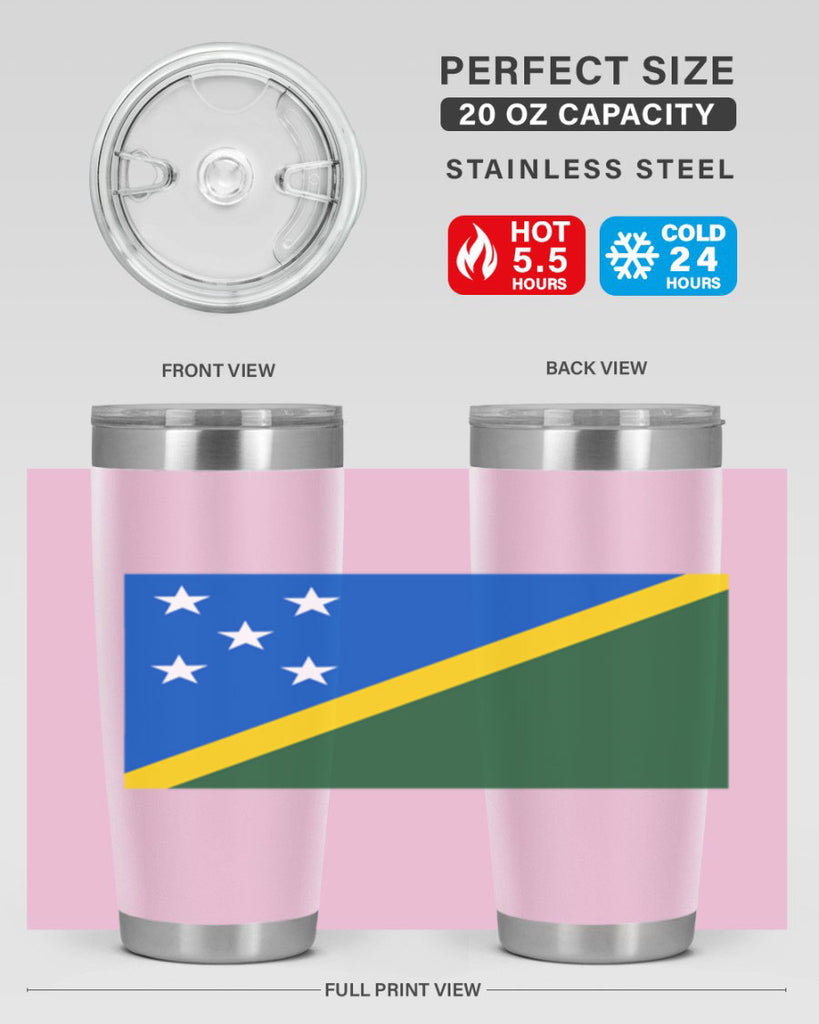 Solomon Islands 38#- world flags- Tumbler