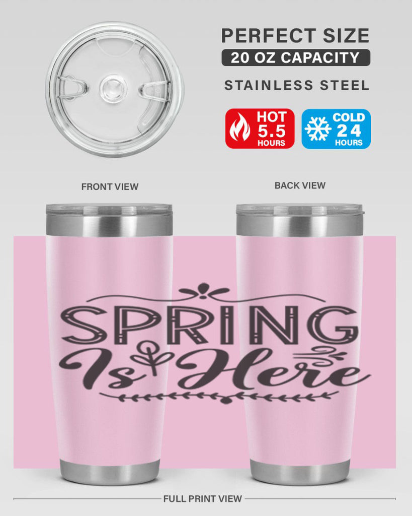 Spring is here 441#- spring- Tumbler