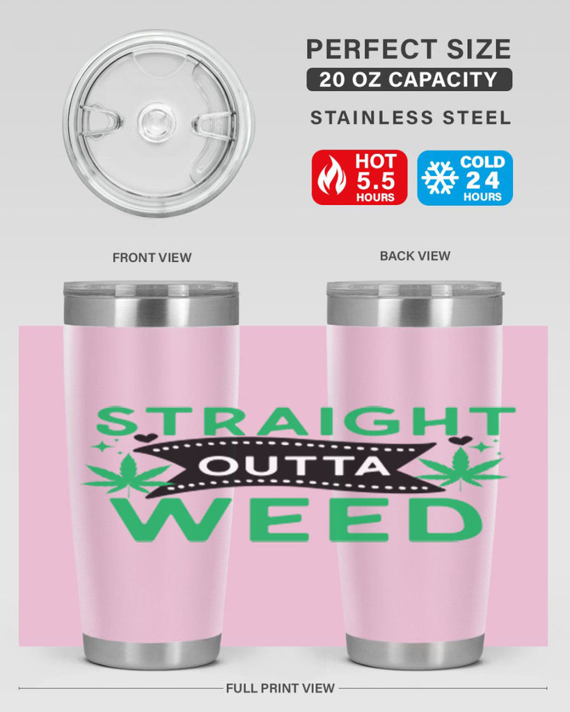 Straight Outta Weed 266#- marijuana- Tumbler