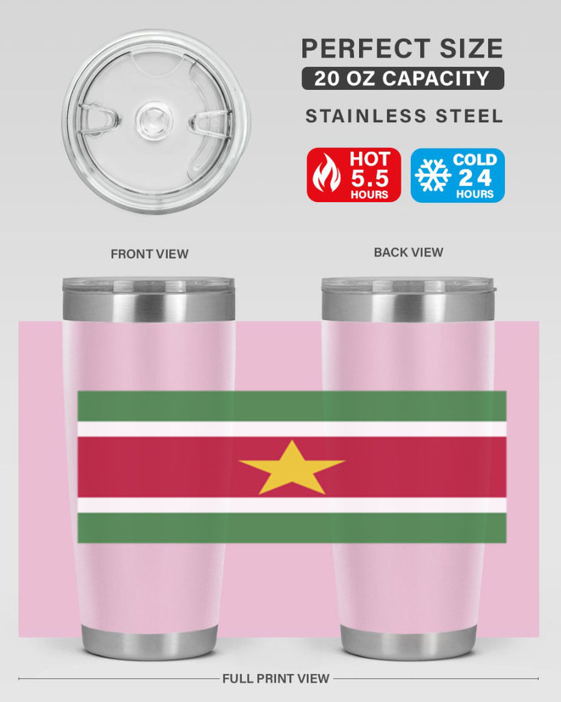 Suriname 30#- world flags- Tumbler