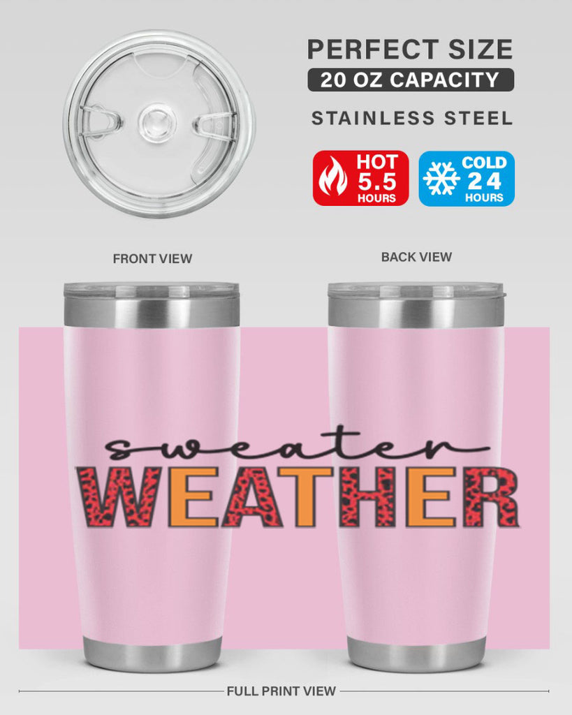 Sweater Weather 587#- fall- Tumbler