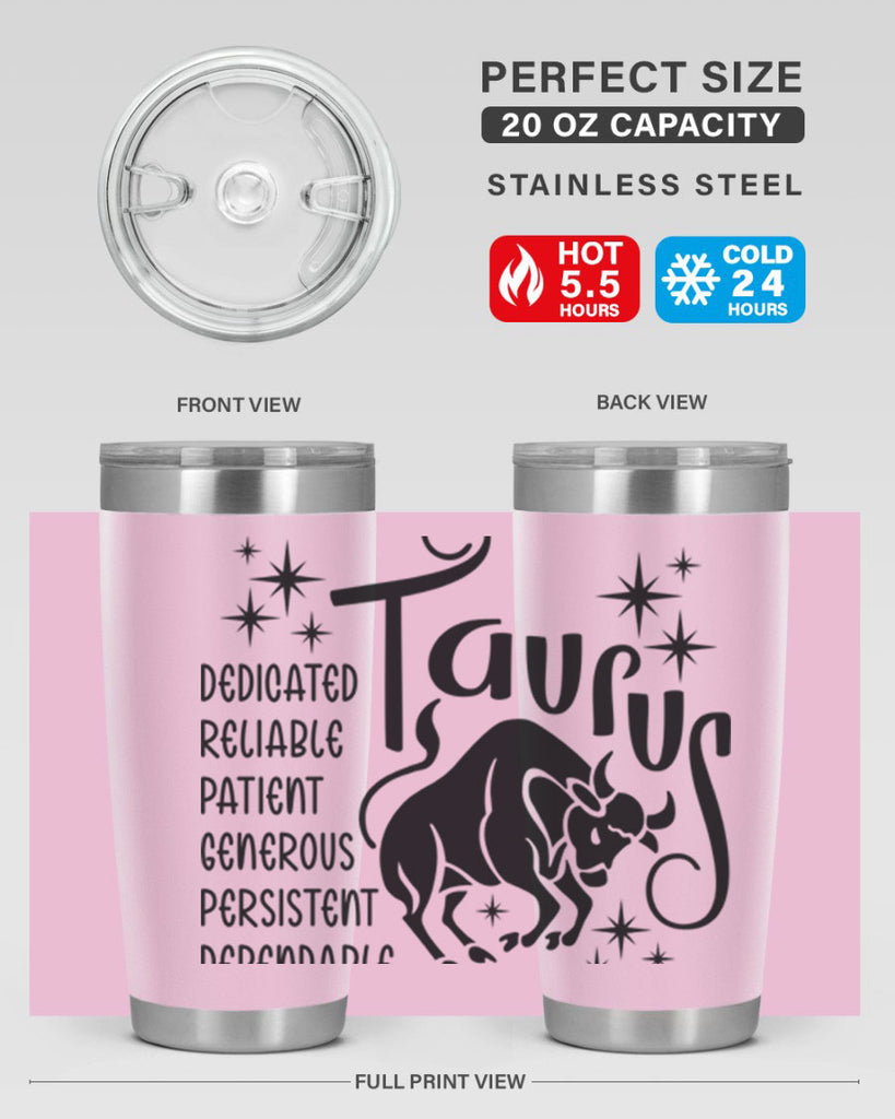 Taurus 486#- zodiac- Tumbler