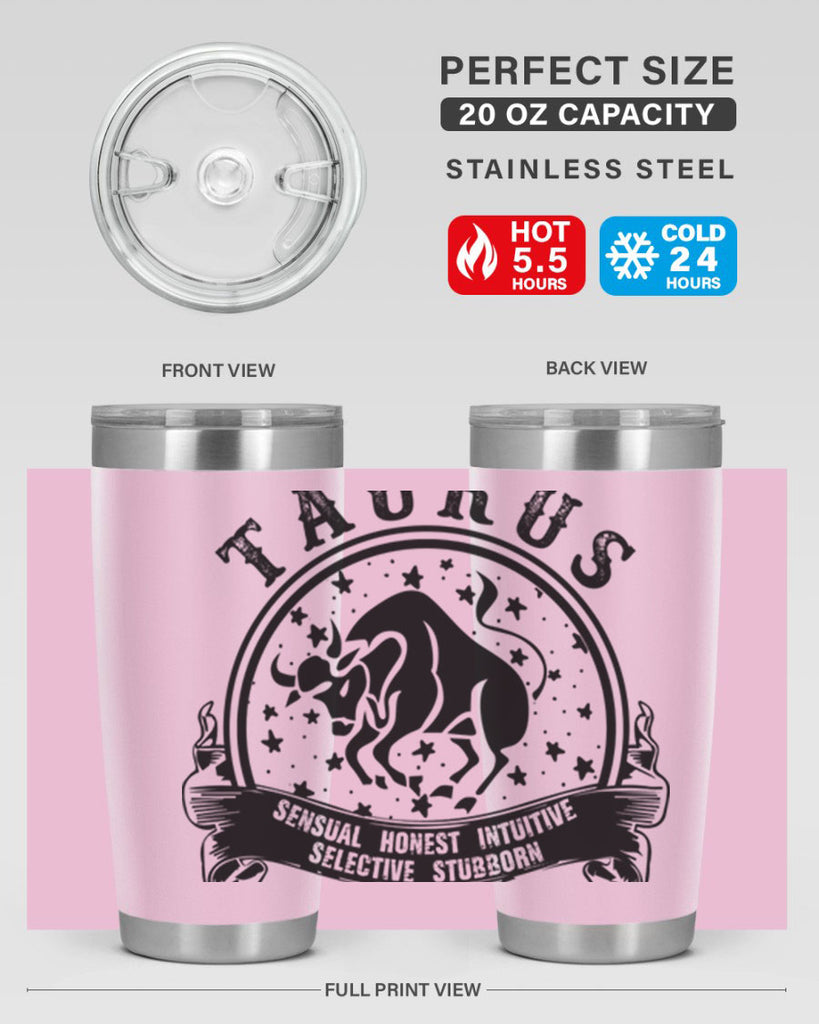 Taurus 5#- zodiac- Tumbler