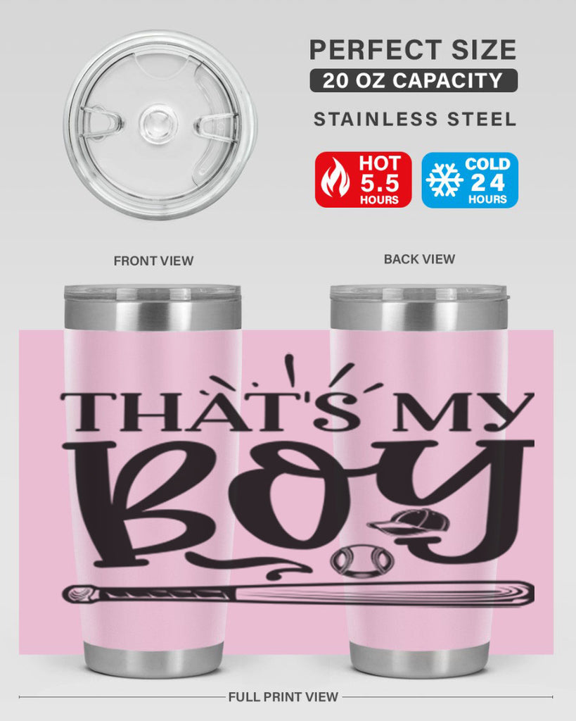 Thats My Boy 2028#- baseball- Tumbler