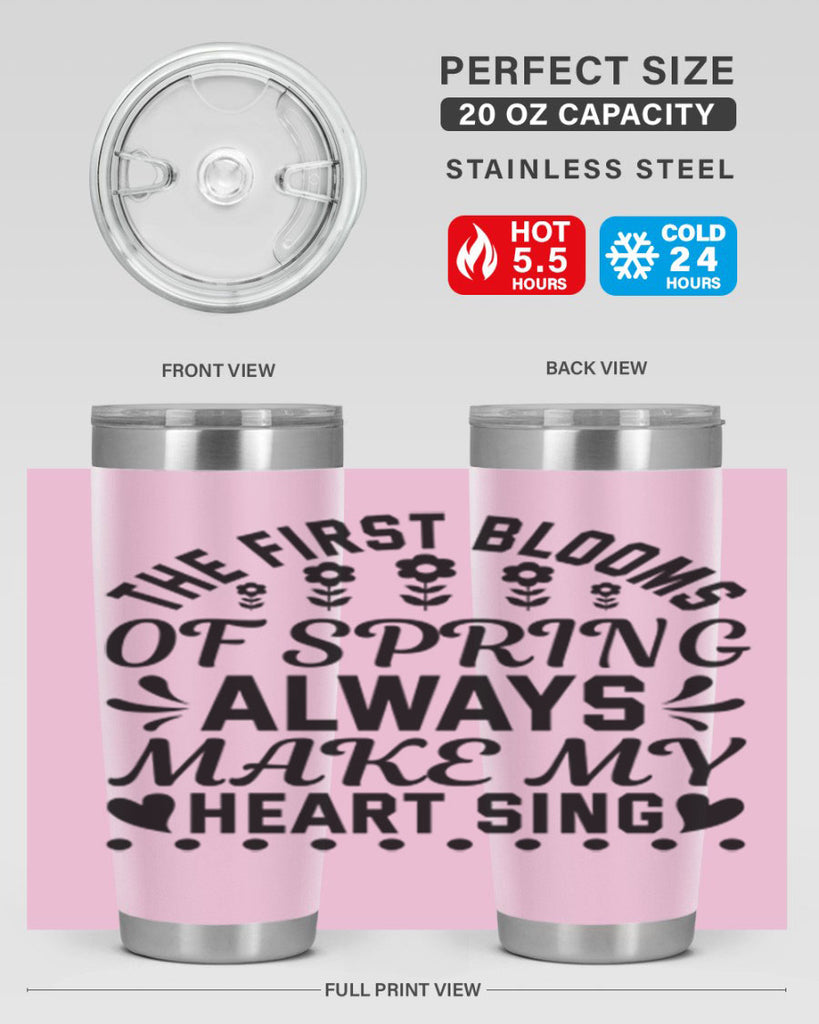 The first blooms of spring 549#- spring- Tumbler