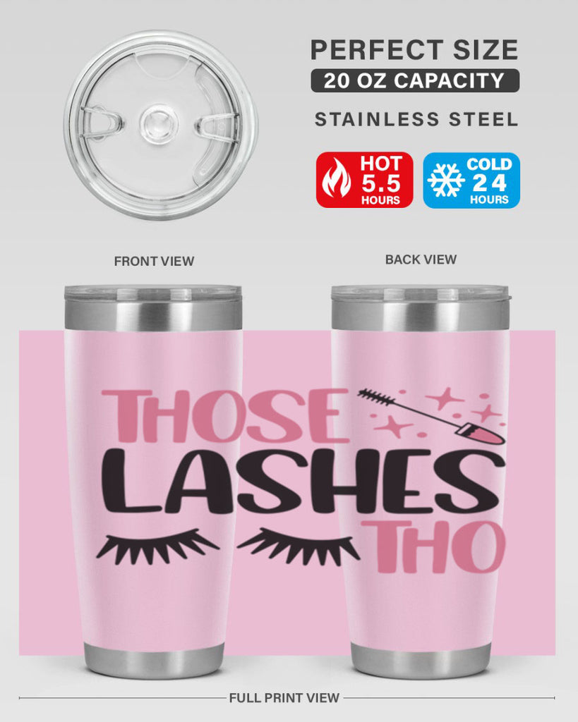 Those Lashes Tho Style 11#- make up- Tumbler