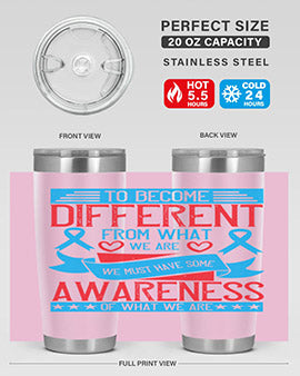To become different from what we are we must have some awareness of what we are Style 11#- self awareness- Tumbler