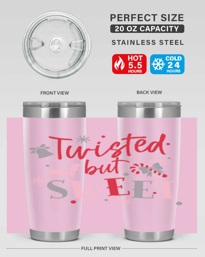 Twisted but sweet 424#- winter- Tumbler