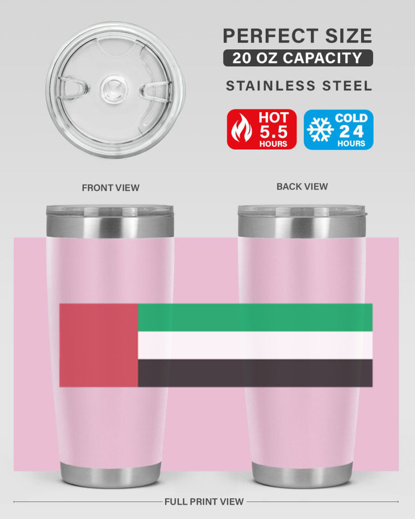 United Arab Emirates 12#- world flags- Tumbler