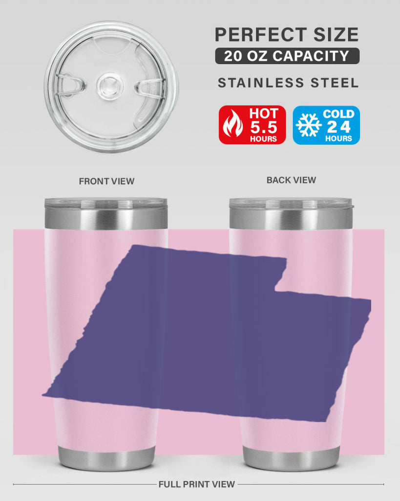 Utah 7#- stateflags- Tumbler