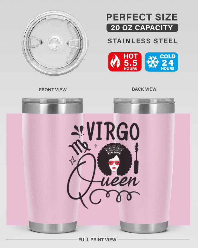 Virgo queen 541#- zodiac- Tumbler