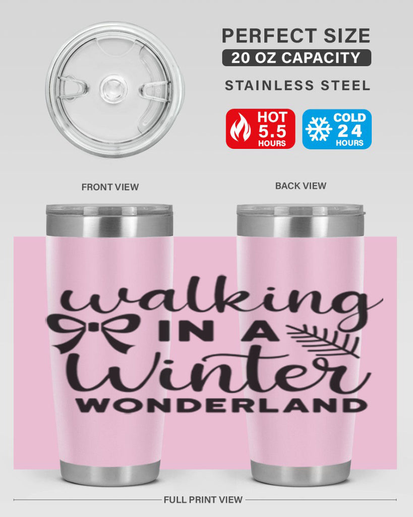 Walking In A Winter Wonderland 441#- winter- Tumbler