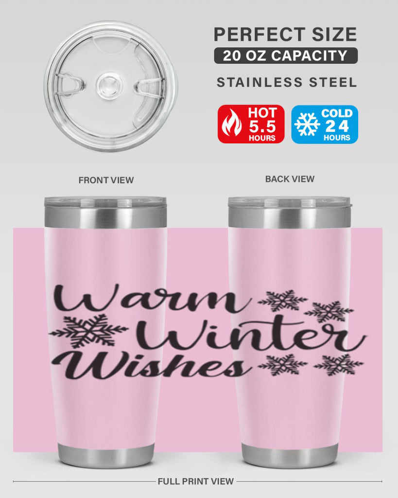Warm Winter Wishes 466#- winter- Tumbler